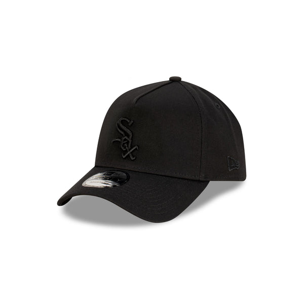 Chicago White Sox MLB Essentials Black on Black 9FORTY A-Frame® Snapback