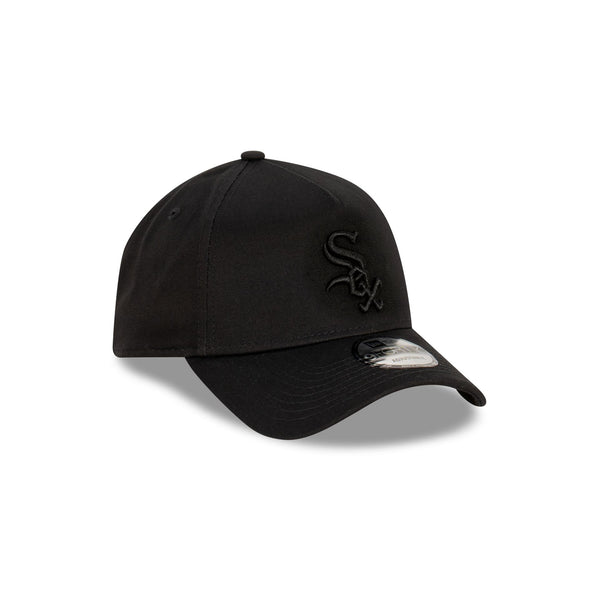 Chicago White Sox MLB Essentials Black on Black 9FORTY A-Frame® Snapback