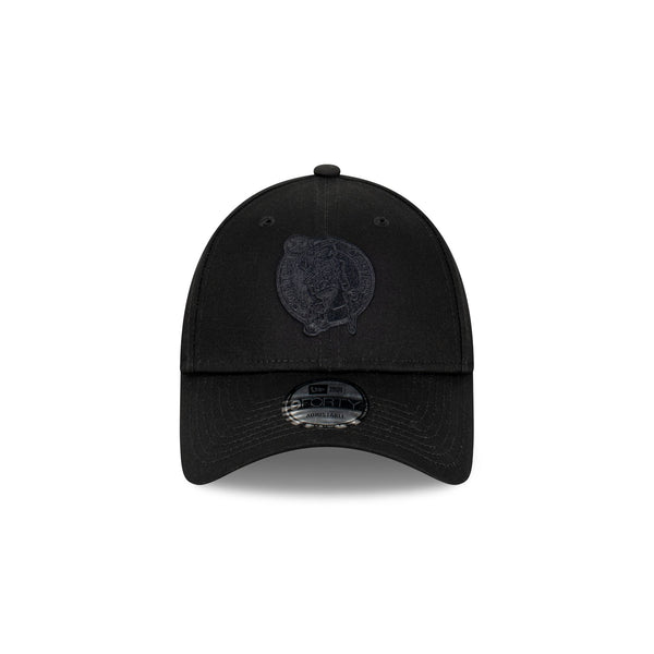 Boston Celtics NBA Essentials Black on Black 9FORTY Adjustable