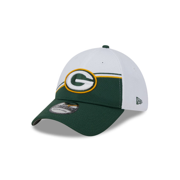 Green Bay Packers White Sideline 39THIRTY Stretch Fit New Era