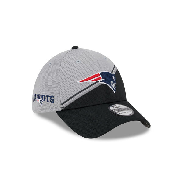 New England Patriots Grey Sideline 39THIRTY Stretch Fit