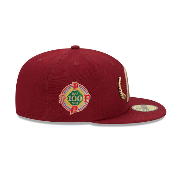 Philadelphia Phillies Gold Leaf 59FIFTY Fitted