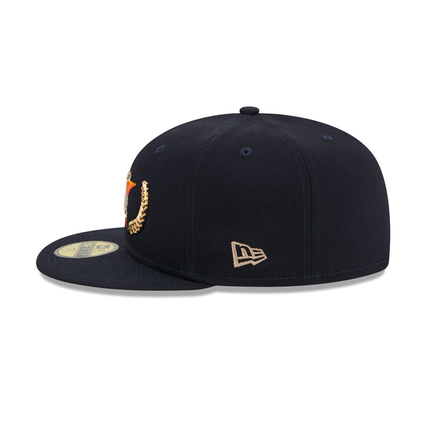 Houston Astros Gold Leaf 59FIFTY Fitted