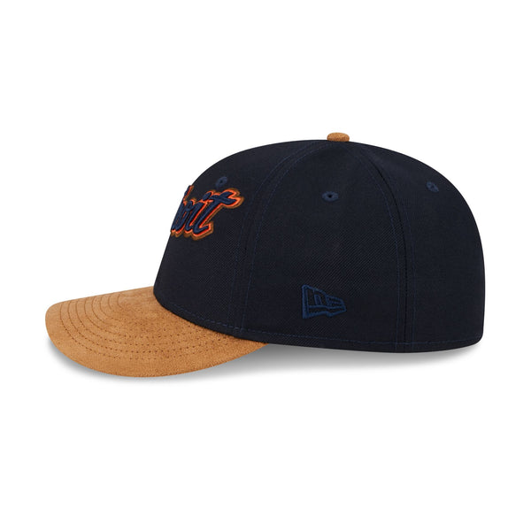Detroit Tigers Suede Visor Low Profile 59FIFTY Fitted
