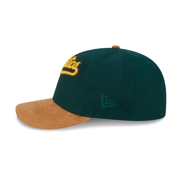 Oakland Athletics Suede Visor Low Profile 59FIFTY Fitted
