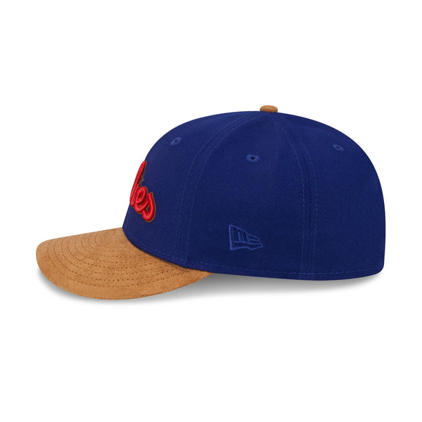 Philadelphia Phillies Suede Visor Low Profile 59FIFTY Fitted