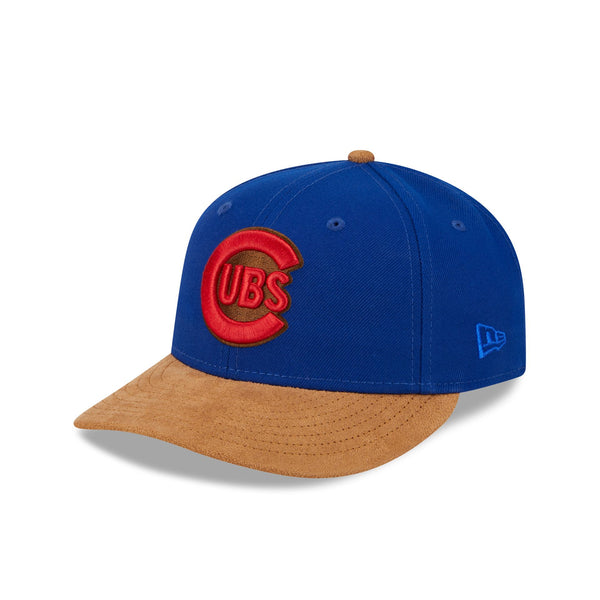 Chicago Cubs Suede Visor Low Profile 59FIFTY Fitted