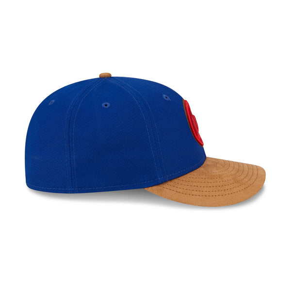 Chicago Cubs Suede Visor Low Profile 59FIFTY Fitted