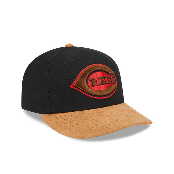 Cincinnati Reds Suede Visor Low Profile 59FIFTY Fitted