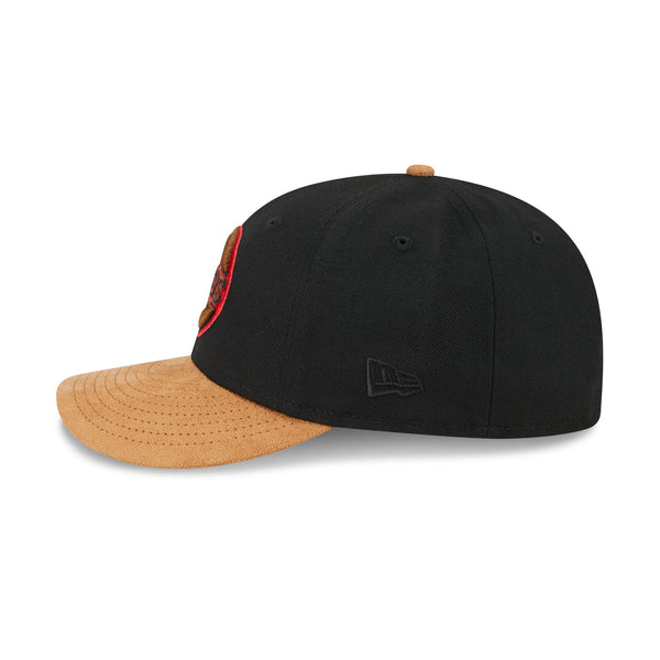 Cincinnati Reds Suede Visor Low Profile 59FIFTY Fitted