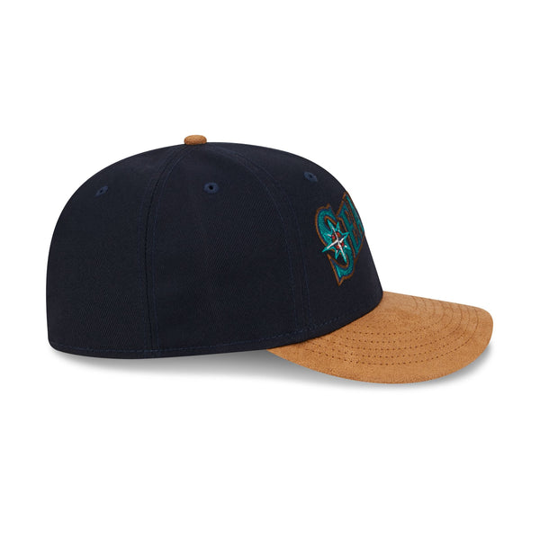 Seattle Mariners Suede Visor Low Profile 59FIFTY Fitted