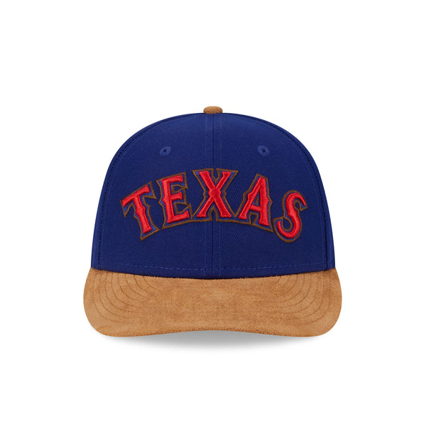 Texas Rangers Suede Visor Low Profile 59FIFTY Fitted