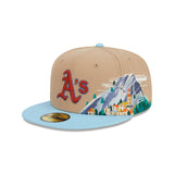 Oakland Athletics Snowcapped 59FIFTY Fitted