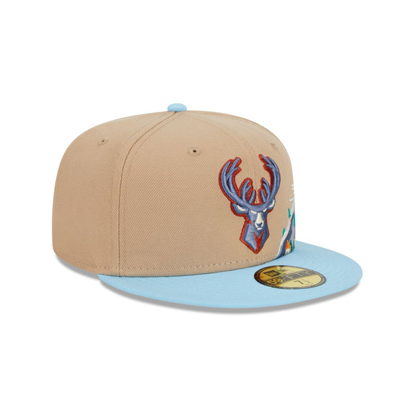 Milwaukee Bucks Snowcapped 59FIFTY Fitted