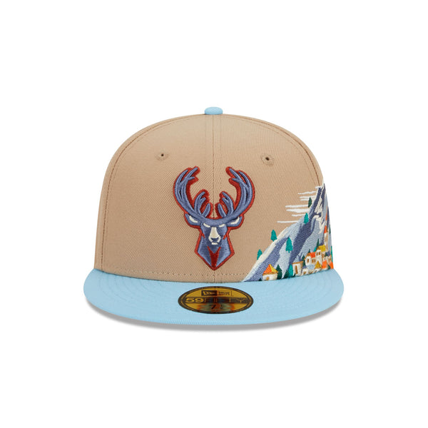Milwaukee Bucks Snowcapped 59FIFTY Fitted