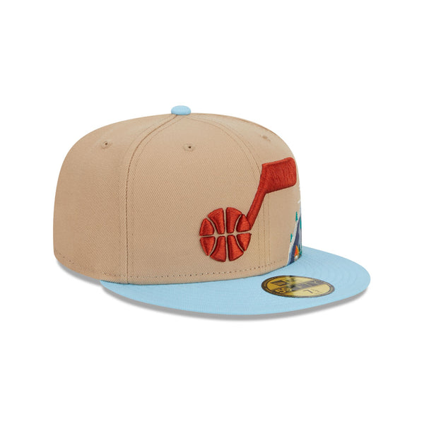 Utah Jazz Snowcapped 59FIFTY Fitted