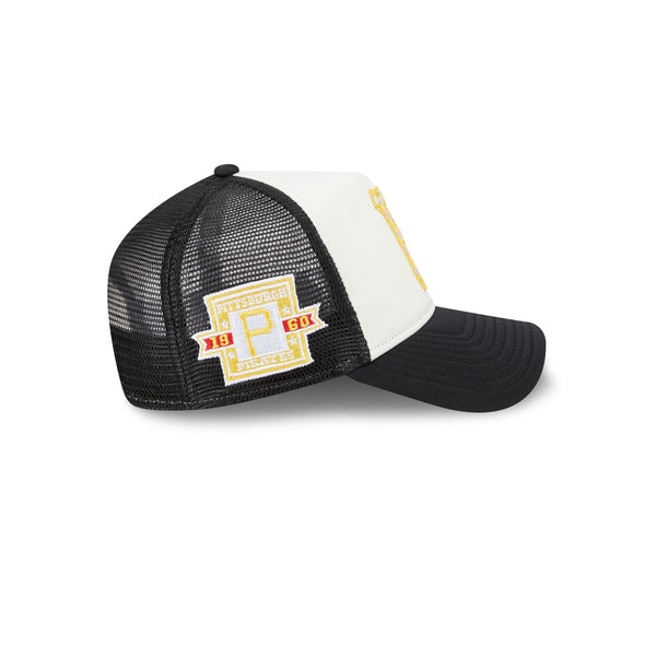 Pittsburgh Pirates Checkered Flag 9FORTY A-Frame Snapback Trucker