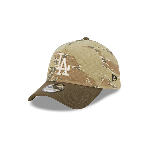 Los Angeles Dodgers Two-Tone Green Tiger Camo 9FORTY A-Frame Snapback