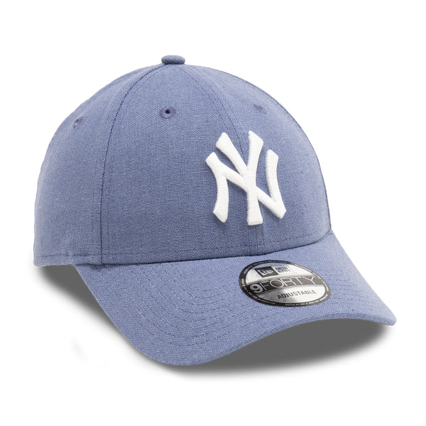 New York Yankees Blue Linen 9FORTY Cloth Strap