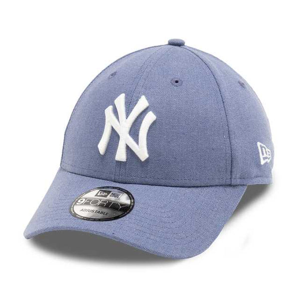 New York Yankees Blue Linen 9FORTY Cloth Strap