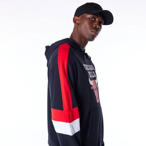 Chicago Bulls Colour Block Hoodie Black