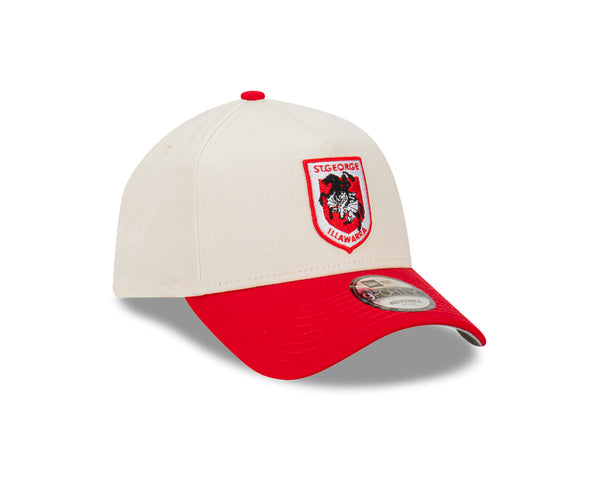 St George Illawarra Dragons Two-Tone Chrome White 9FORTY A-Frame Snapback