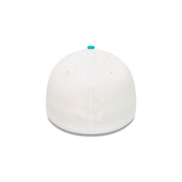 Miami Dolphins Chrome Two-Tone 39THIRTY Fitted