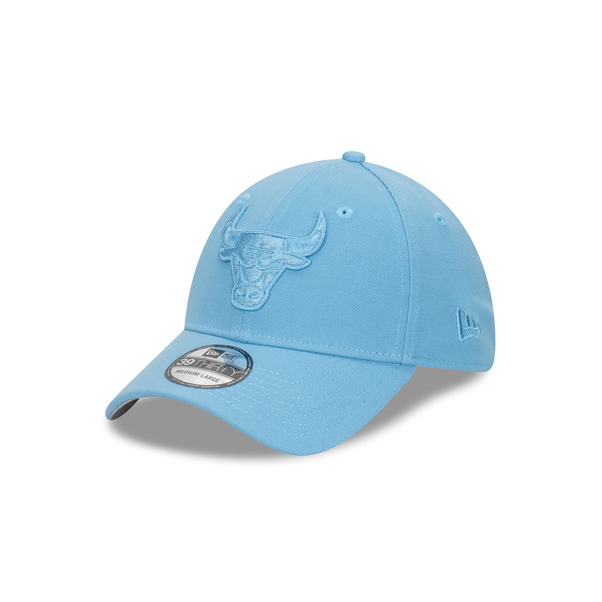 Chicago Bulls Sky Blue 39THIRTY Fitted New Era Cap Australia