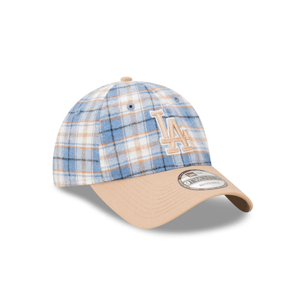 Los Angeles Dodgers Plaid Two-Tone 9TWENTY Cloth Strap