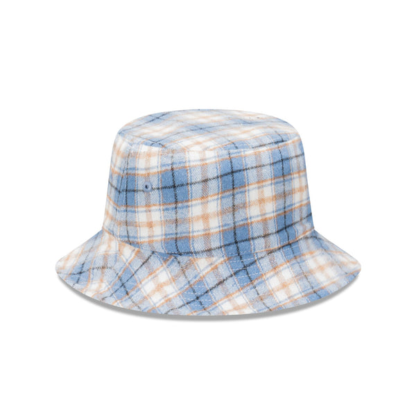 New Era Denim Plaid Reversible Bucket