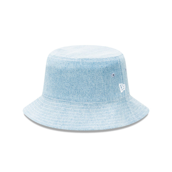 New Era Denim Plaid Reversible Bucket