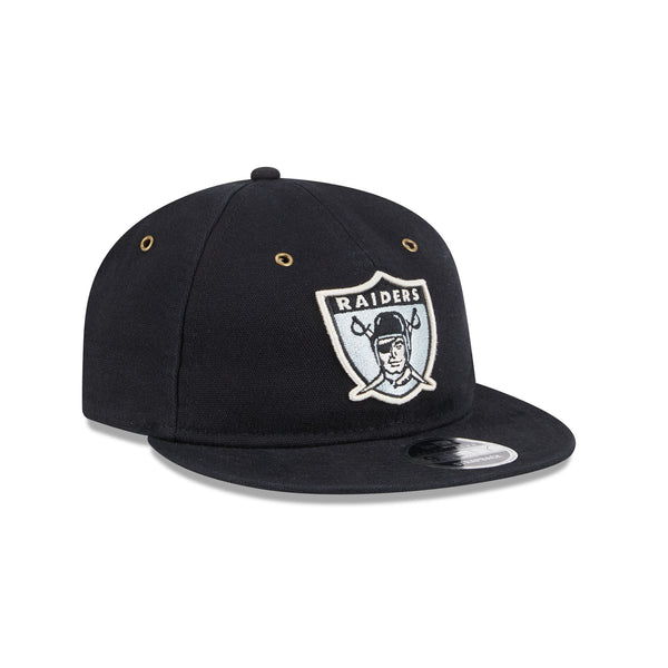 Las Vegas Raiders Cotton Canvas 9FIFTY Retro Crown Adjustable