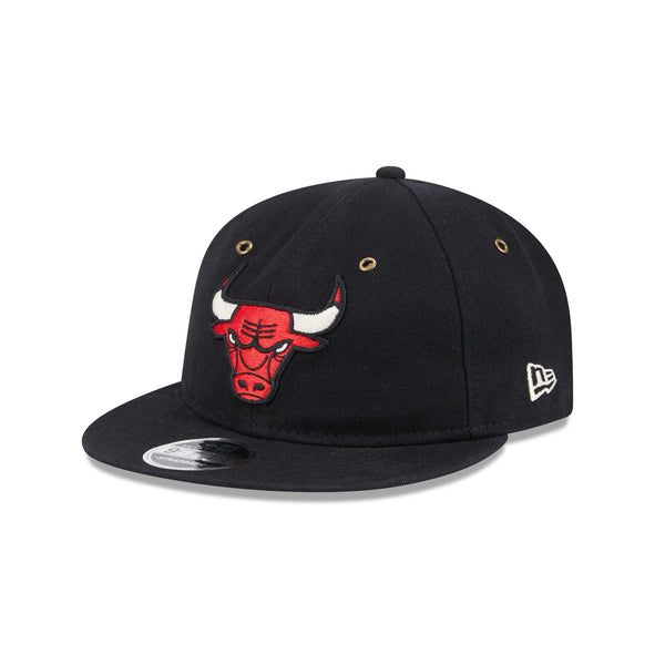 Chicago Bulls Cotton Canvas 9FIFTY Retro Crown Adjustable