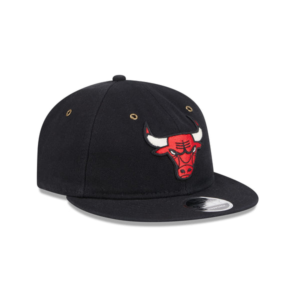 Chicago Bulls Cotton Canvas 9FIFTY Retro Crown Adjustable