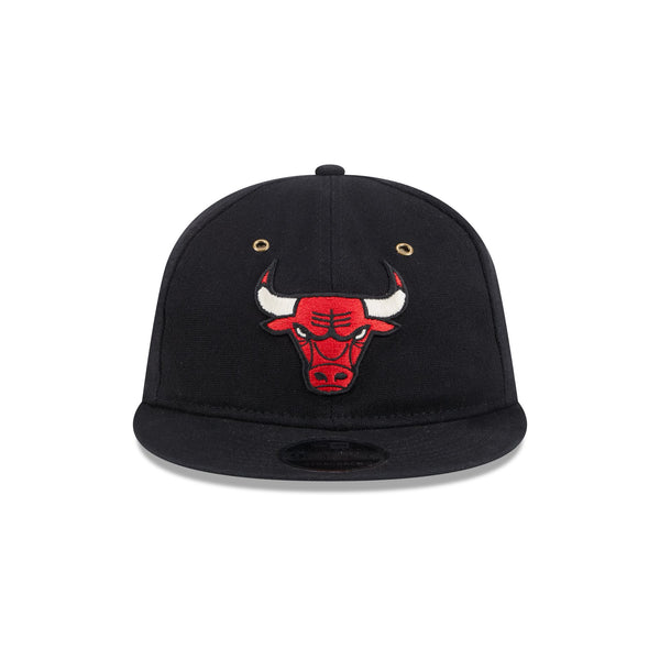 Chicago Bulls Cotton Canvas 9FIFTY Retro Crown Adjustable