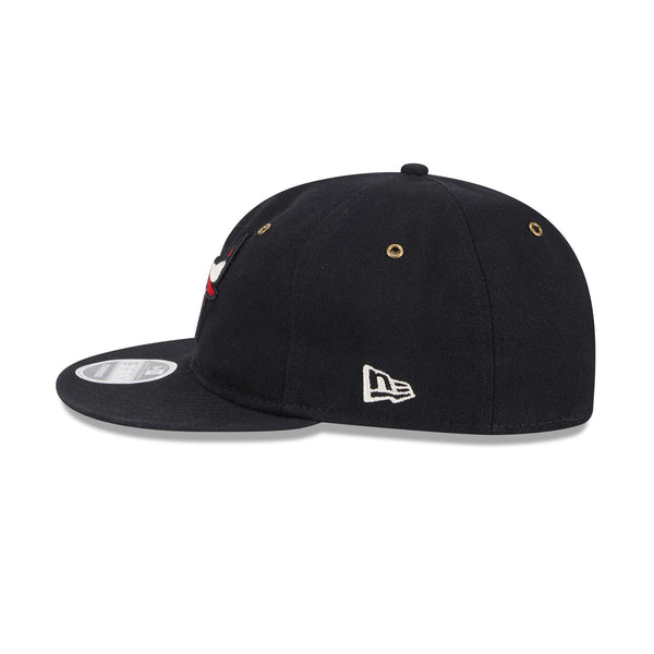 Chicago Bulls Cotton Canvas 9FIFTY Retro Crown Adjustable