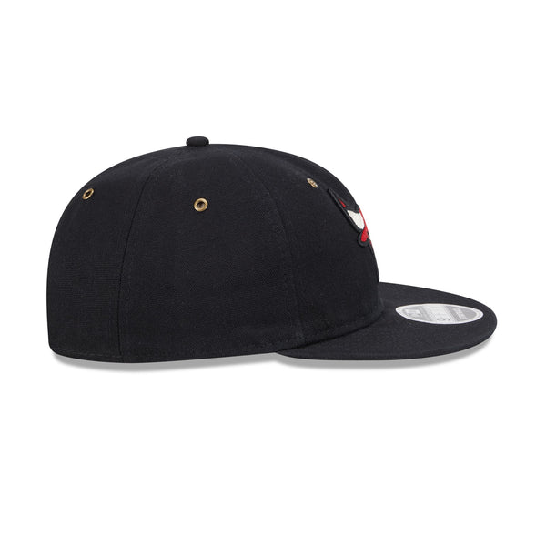 Chicago Bulls Cotton Canvas 9FIFTY Retro Crown Adjustable