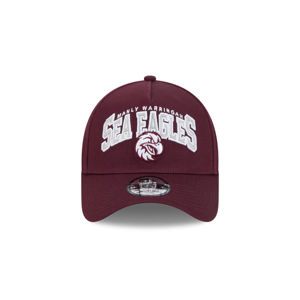 Manly-Warringah Sea Eagles NRL Supporter Logo Arch 9FORTY A-Frame Snapback