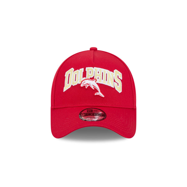 The Dolphins NRL Supporter Logo Arch 9FORTY A-Frame Snapback