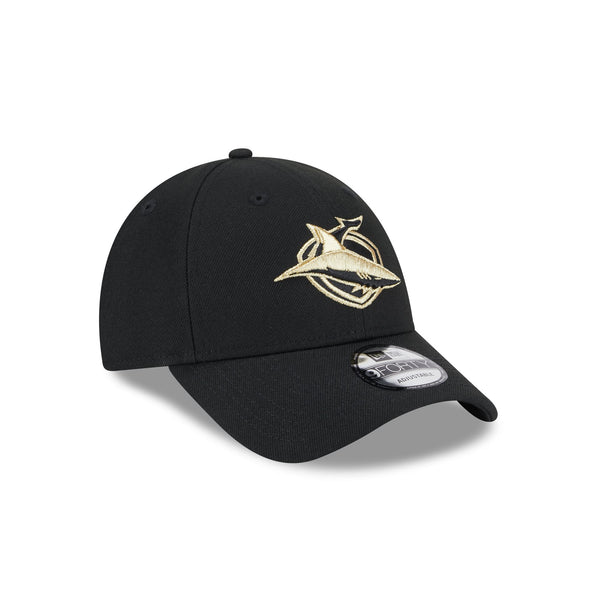 Cronulla-Sutherland Sharks NRL Supporter Black Gold 9FORTY Snapback