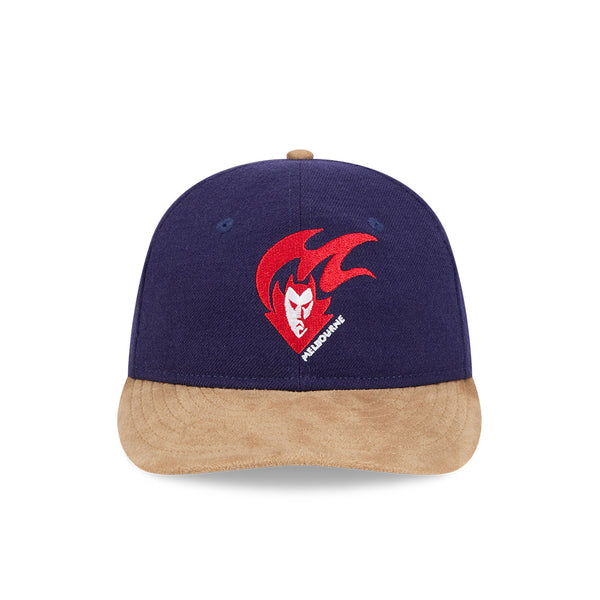 Melbourne Demons AFL Supporter Contrast Suede 9FIFTY Retro Crown