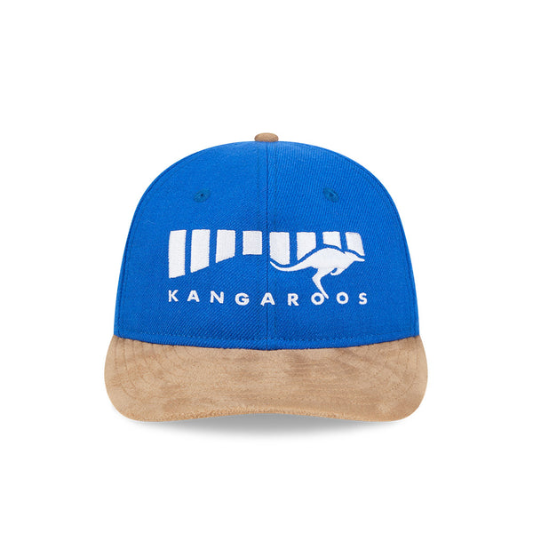 North Melbourne Kangaroos AFL Supporter Contrast Suede 9FIFTY Retro Crown