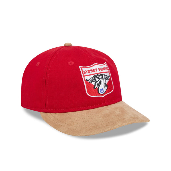 Sydney Swans AFL Supporter Contrast Suede 9FIFTY Retro Crown