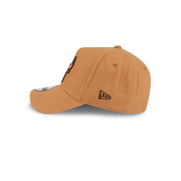 Chicago Bulls Washed Canvas 9FORTY A-Frame® Snapback