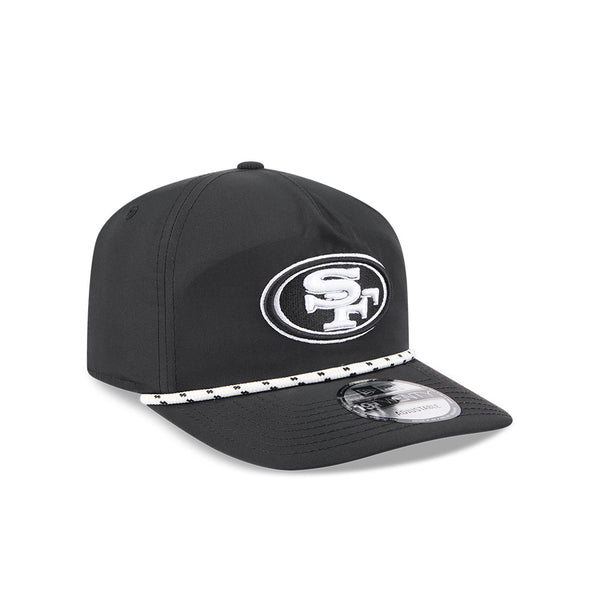 San Francisco 49ers Black/White Rope 19TWENTY Snapback