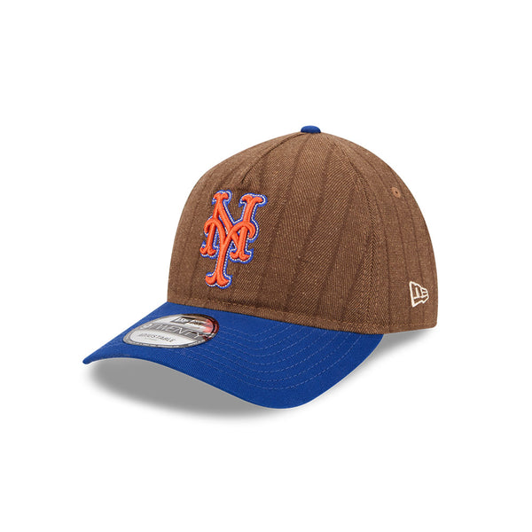 New York Mets Three Looms Wool Pinstripe 9TWENTY A-Frame™ Adjustable