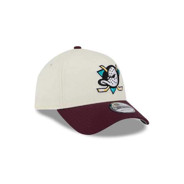 Anaheim Ducks Retro Ducks White 9FORTY A-Frame® Snapback
