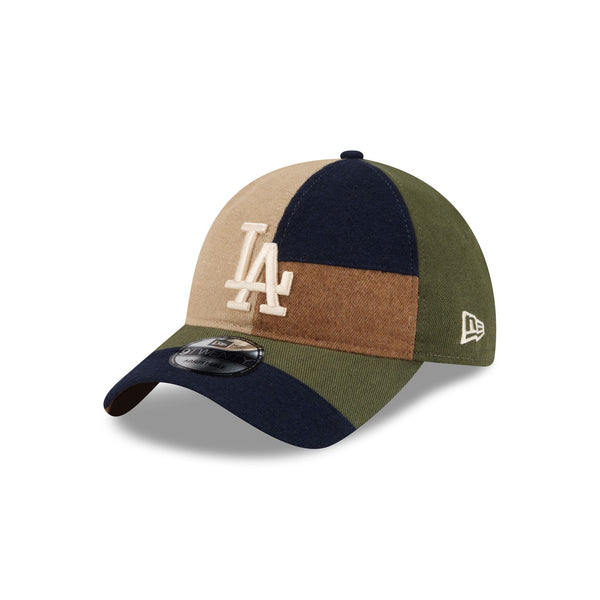 Los Angeles Dodgers Three Looms Patchwork 9TWENTY Leather Strap