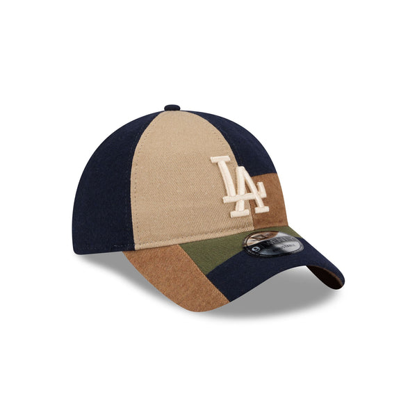 Los Angeles Dodgers Three Looms Patchwork 9TWENTY Leather Strap