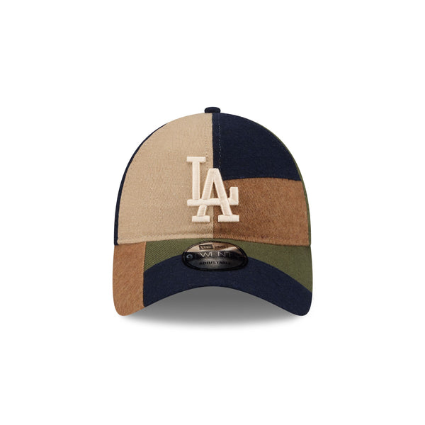 Los Angeles Dodgers Three Looms Patchwork 9TWENTY Leather Strap
